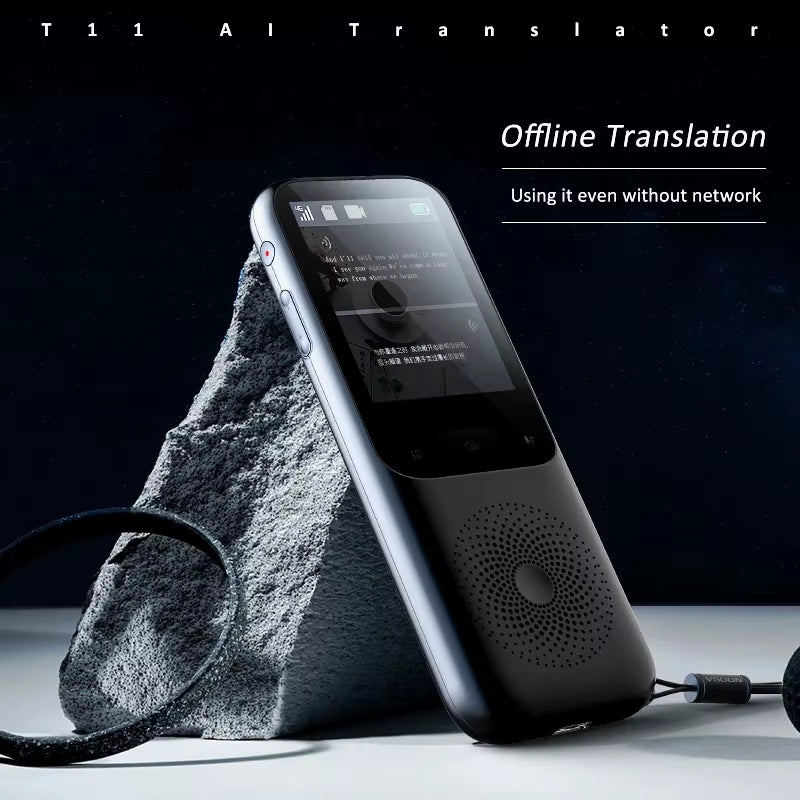 2025 New T11 Audio Translator Portable 138 Language Smart Translator Offline in Real Time Smart Voice AI Voice Photo Translator