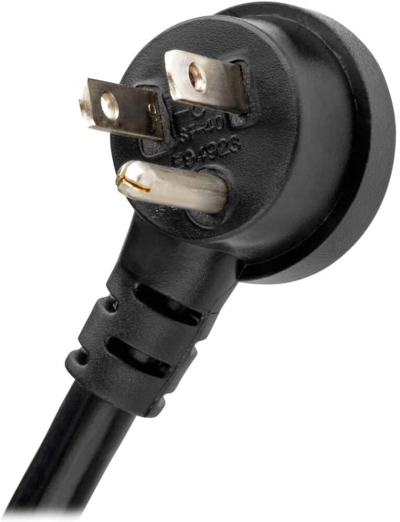 Isobar 4 Outlet Surge Protector Power Strip with 2 USB Charging Ports, 8Ft Long Cord, Right-Angle Plug, Metal, 3330 Joules, Lifetime Limited Warranty & $50K Insurance (IBAR4ULTRAUSBB)